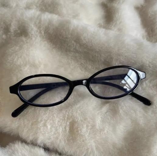 

1/4pcs Small Oval Simple Glasses Frames Cute Candy Color Cosplay Costume Decorative Eyewear Computer Spectacles Eyeglasses