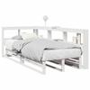 VidaXL Bunk Bed Without Mattress White 100x200 Cm Solid Pine Wood, Bed, Bedroom Furniture, Solid Wood Bed, 3324506