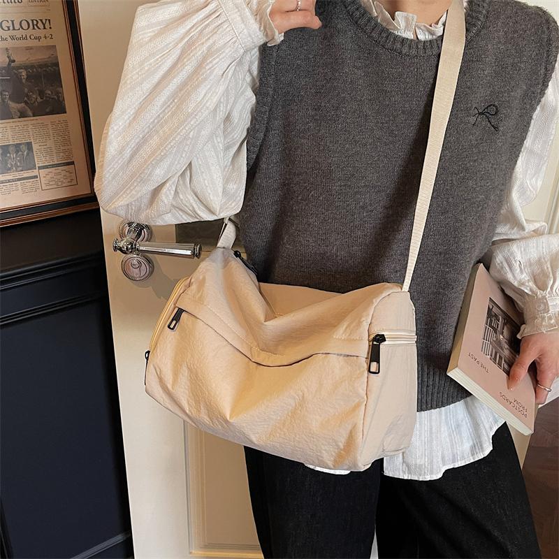 Women's Bag Solid Color Shoulder Bag Lightweight Tote Bag