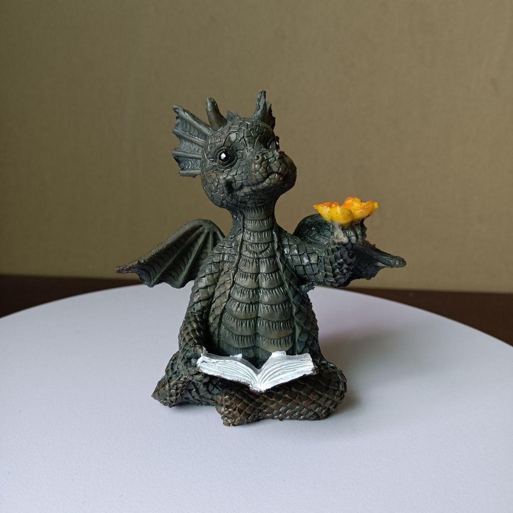 Christmas Dinosaur Window-Climbing Garden Ornament: Resin Gnome Statue Decoration
