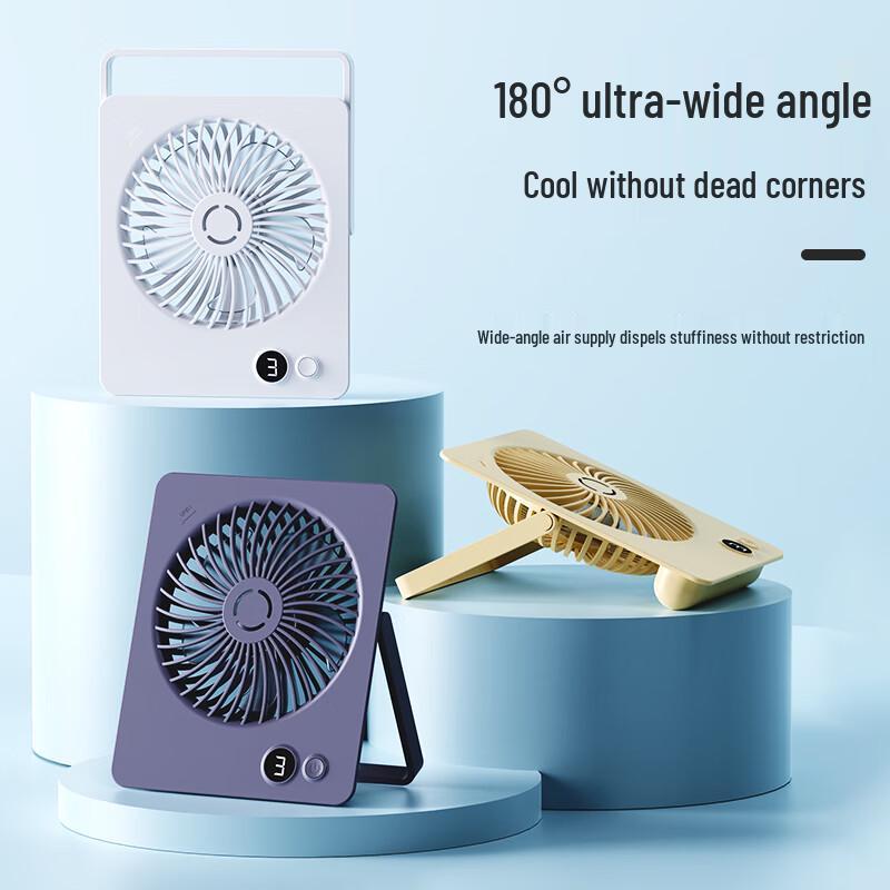 KMS Ultra-Thin Foldable Portable Desk Fan