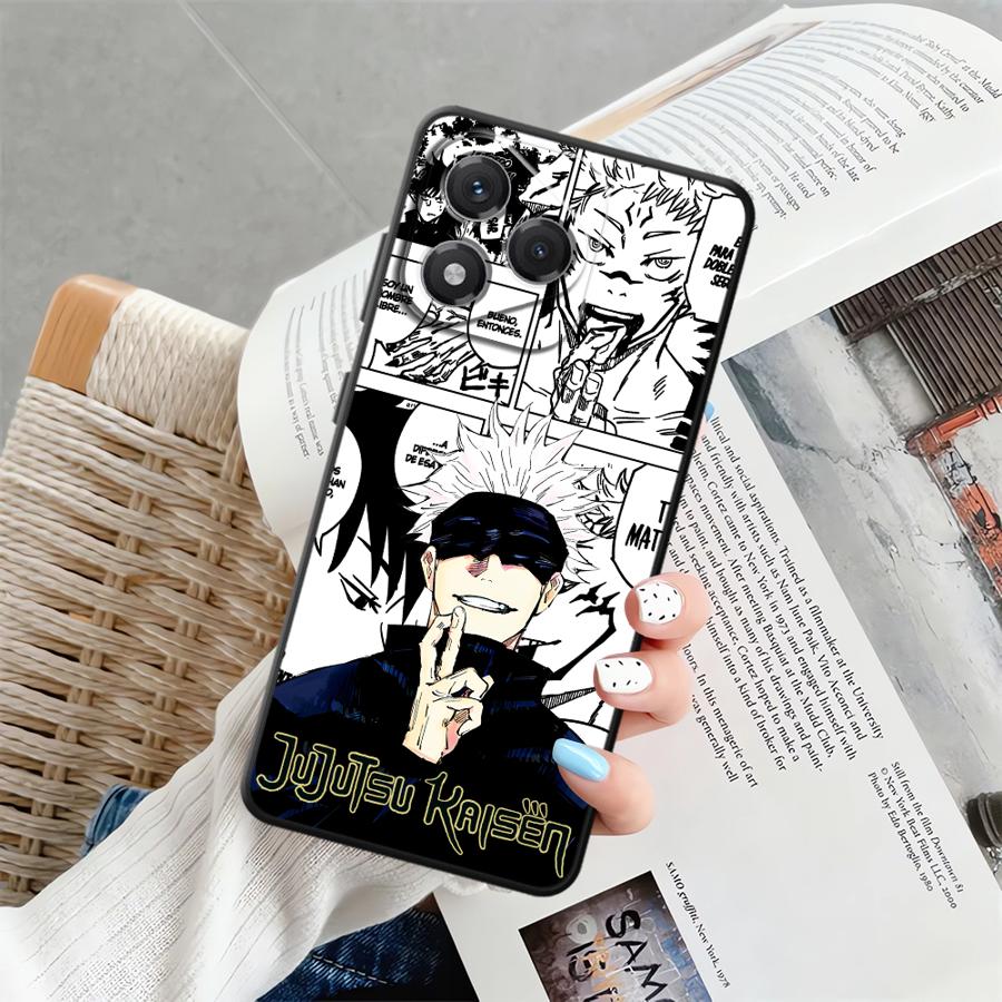 

Мягкий задний чехол-бампер для Honor X8 X9 X7 X7a X9c X9a 90 Lite 8X 70 Аниме J-Jujutsu K-Kaisen Honor X8 4G