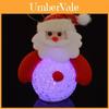 Versatile Christmas Luminous Pendant Featuring Santa Claus Snowman Bear And Elk Eye Lantern Snowman Led Night Light