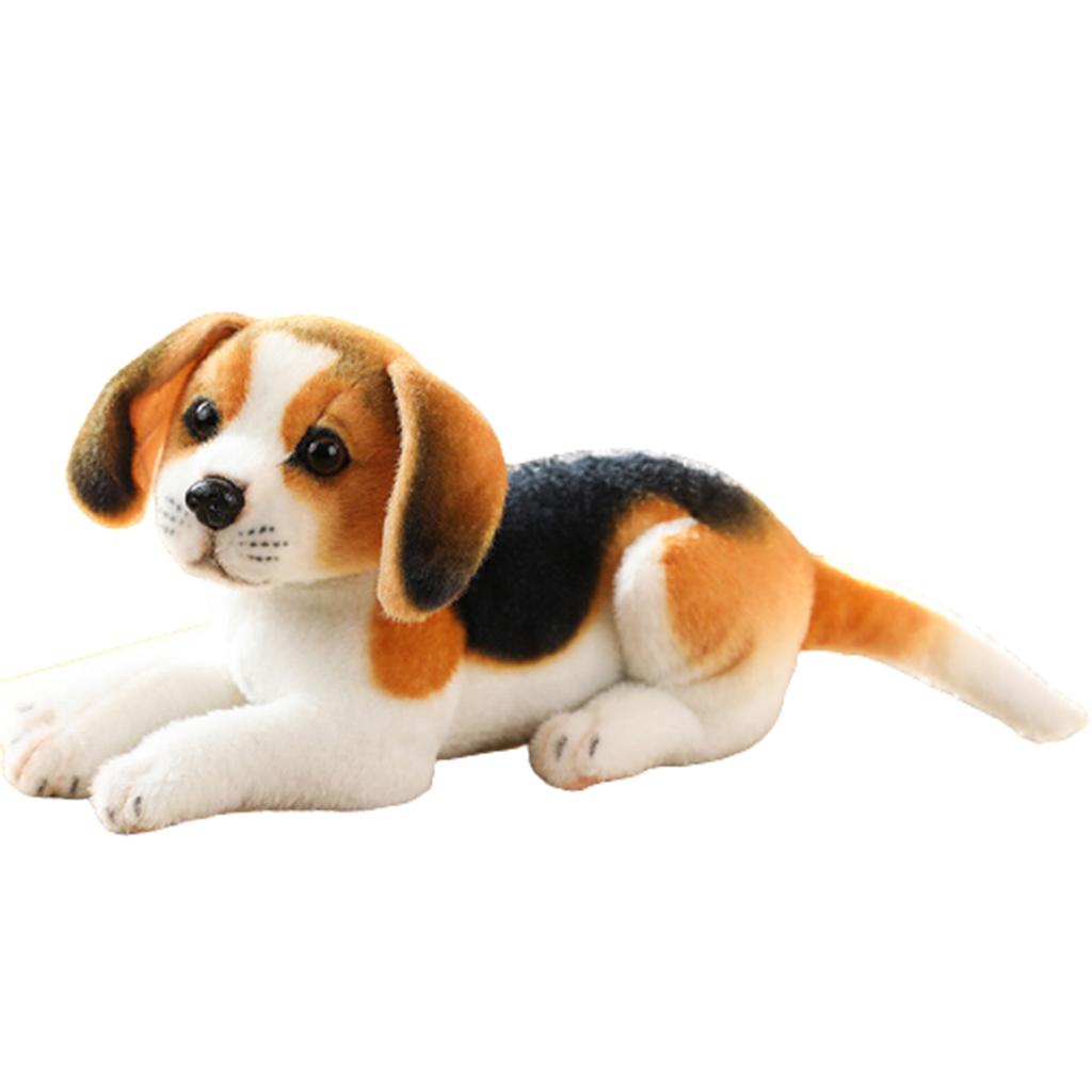 Simulation Dog Plush Toy Soft Stuffed Doll Adorable Kids Hugging Pillow Birthday Gift For Boys Girls
