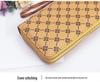 2024 Women's Fashion Wallet: European & American Style, Multi-Card Slot, Double Zipper, Phone Clutch.