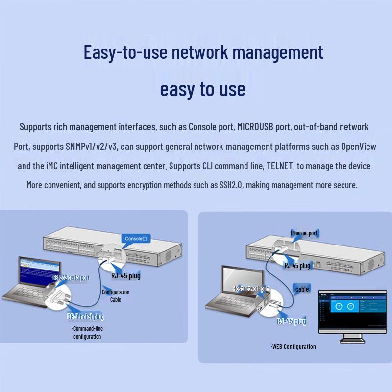 H3C S5120V3-EI Series Managed Enterprise Network Switch