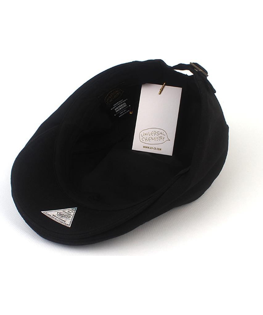 Simple Linen Black Hunting Cap Beret