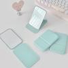 Convenient Tabletop Vanity Mirror Portable Small Leather Mirror v2