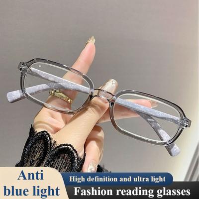 Fashionable Printed Reading Glasses With High-Definition And Ultra Light Anti Blue Light For Middle-Aged And Elderly People
