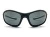 POLARIZED SPORT RUBBER TEMPLE FIT SUNGLASS sports rubber temple fit Matte BLACK Polarized SMOKE [DESIGN EYEWEAR] (Polarized sunglasses) ×