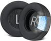 SOULWIT Cooling Gel Ear Pads for AKG K701, K702, Q701, Q702, K601, K612, K712, Noise Isolating Foam Ear Cushions with Ice Silk Fabric Earcups - Black