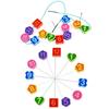 Simingyou 4 Modele Puzzle 1 Bucată Animal Desene Animate Jucărie Educativă Ceas Digital din Lemn pentru Copii