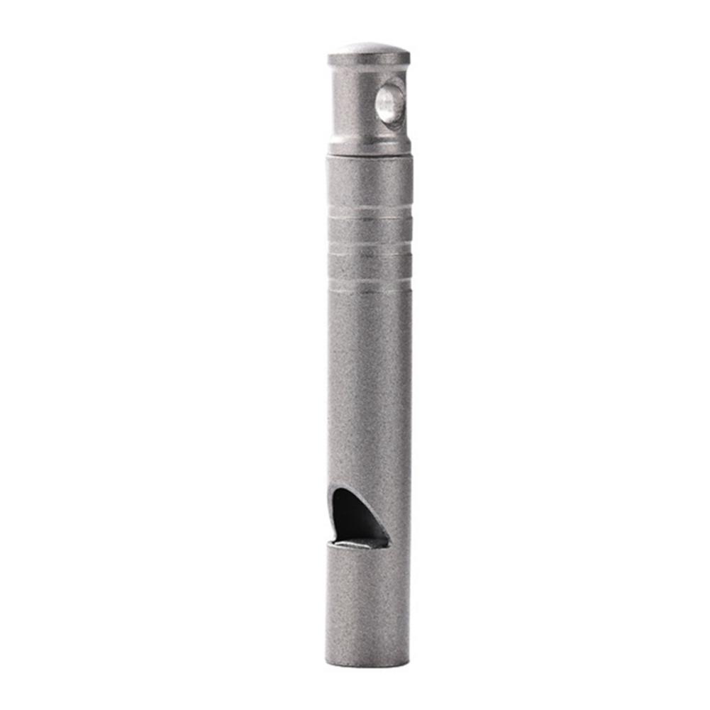 

Outdoor Mini EDC Whistle Necklace Ultralight Single Tube Referee Whistle High Decibel Survival Whistles for Hiking Camping Trip