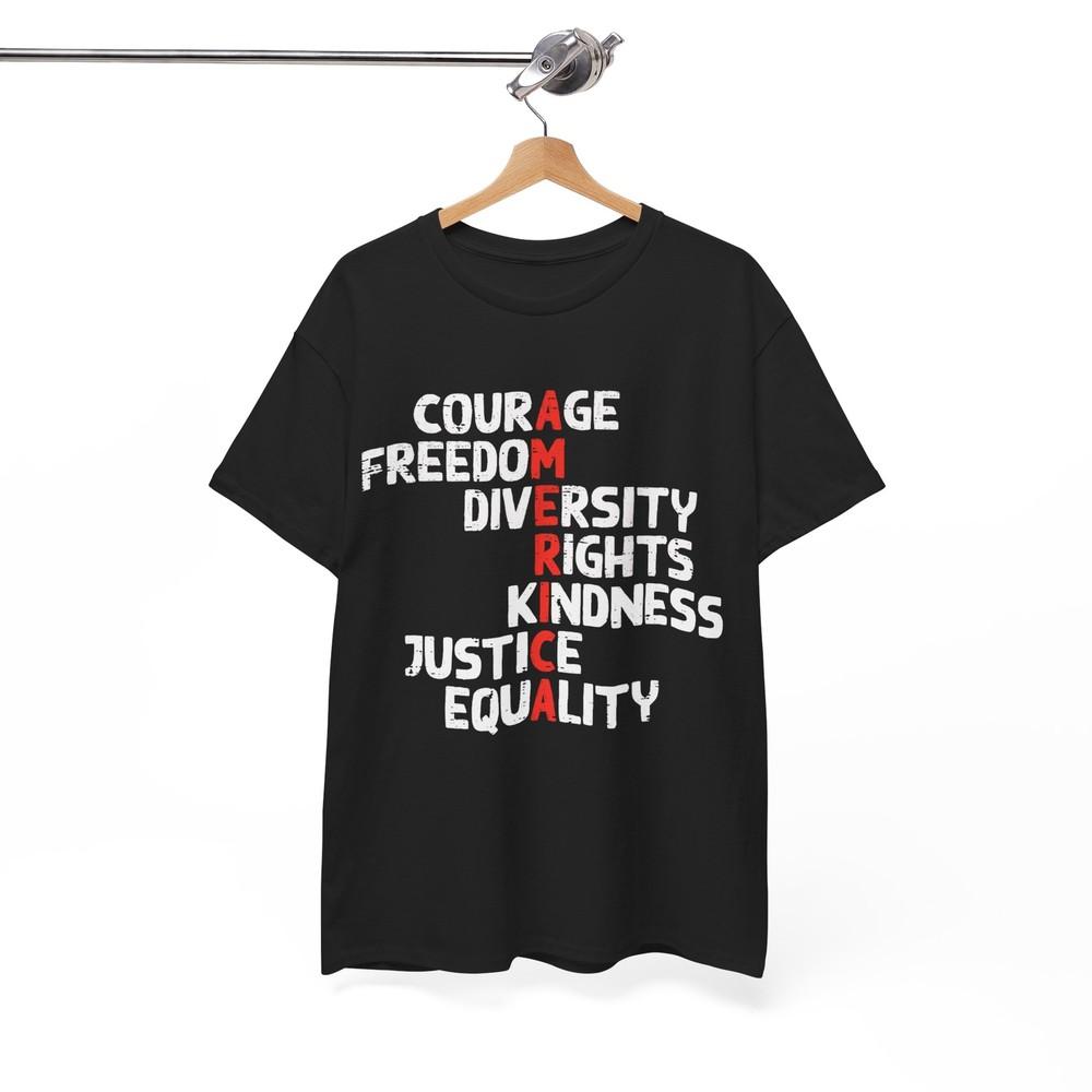 

Protest America Courage Freedom Rights Resist Men Women Kids T-Shirt Unisex T-Shirt XXXXL