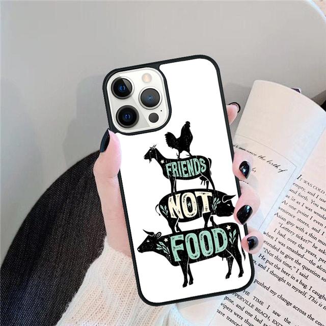 

Go Vegan Food Vegetarians VEGGIE Cover For iPhone 17 Air 15 16 14 13 12 Pro Max 11 Pro Max Plus Phone Case Coque iPhone 15pro max