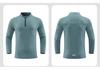 Men's Half-Zip Long-Sleeve Sports T-Shirt - Autumn/Winter Outdoor Casual Running & Fitness Top