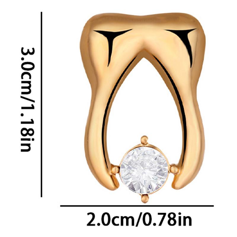 Cartoon Tooth Pins Protect Your Dental Enamel Pins Dentist Doctor Clothes Jewelry Collar Lapel Badge Brooch for Medical Students