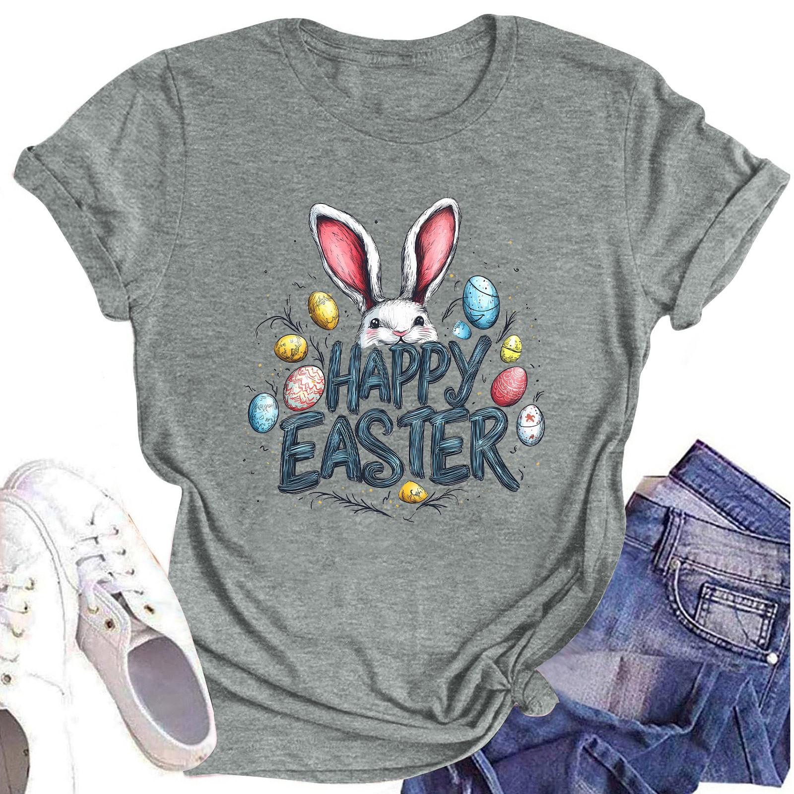 

Женский топ с круглым вырезом, повседневный принт, футболка с короткими рукавами XXL