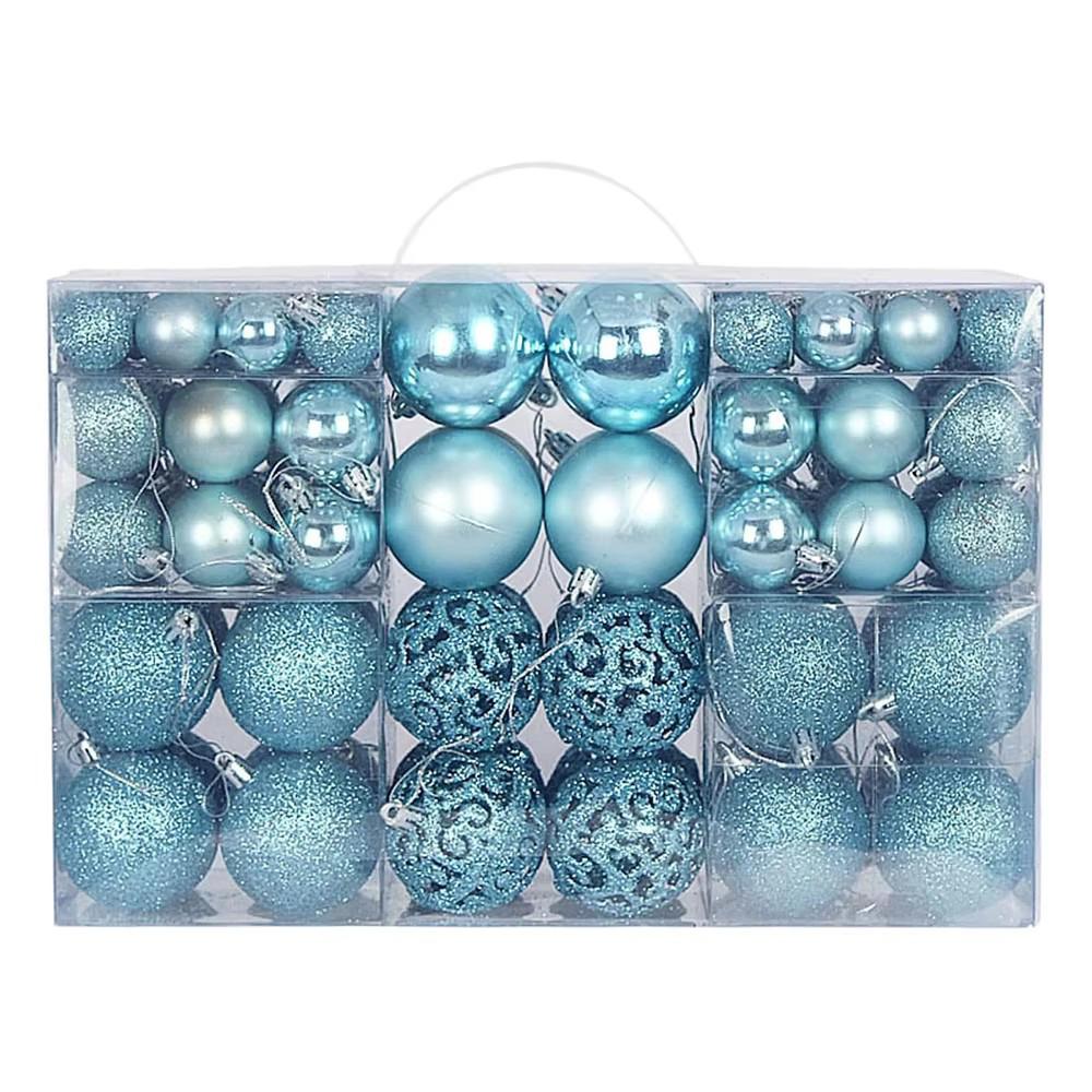 Cute 100pcs Christmas Ball Plastic Multi Color Christmas Tree Hanging Toy Party Decoration Christmas