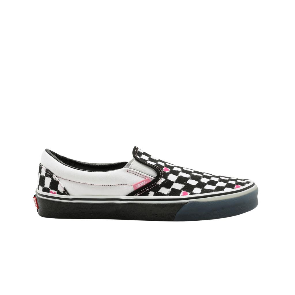 Vans X The Museum Visitor Classic Slip-on Checkerboard Black True White