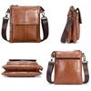Neue Herrentaschen 100% Echtes Leder Umhängetasche Vertikal Trendig 10 Zoll iPad Schultertasche Aktentasche Lässig Reise Messenger Bag