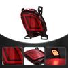 For Toyota Highlander 2015 2016 2017 2018 Rear Bumper Reflector Lights Led Fog Lamp Brake Light Turn Signal Car Accessories 12V