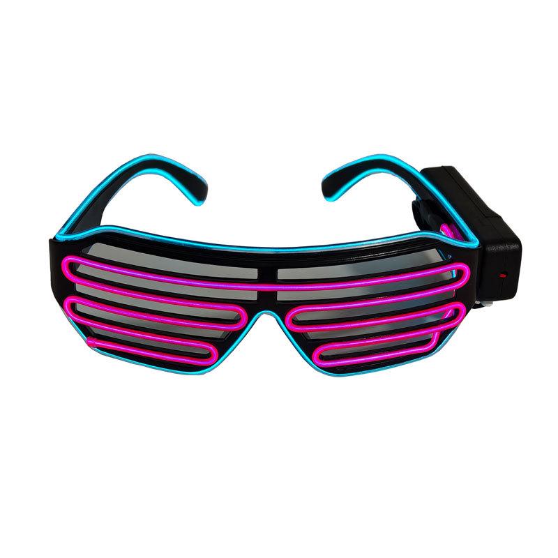 LED Party Blinds: Flashing Music Glasses for Clubbing and Atmosphere