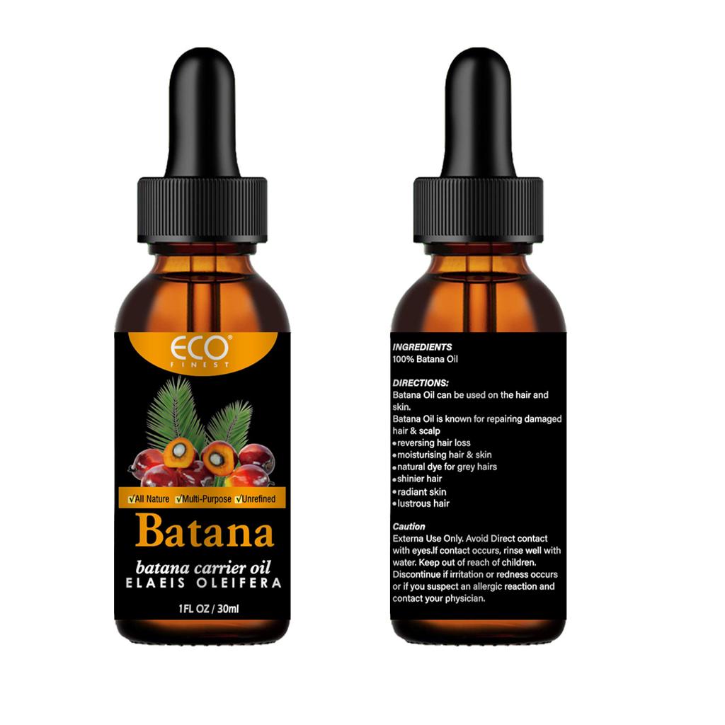 Trattamento Capelli all'Olio di Batana 30ml - Estratto Vegetale Ripara Capelli Danneggiati Anti-Caduta Capelli Olio Nutriente per Capelli Forti e Lisci