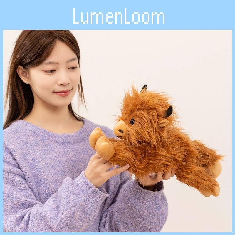 Highland Cow Plush Toy With Pp Cotton Filling For Kids And Adults