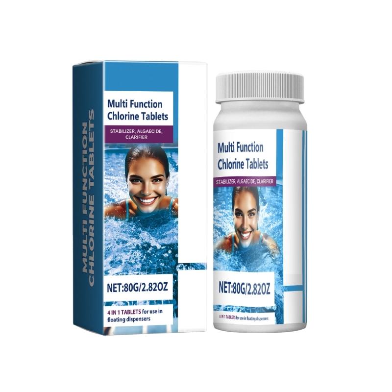 Chlorine Tablets for Pool Sanitation Effective Pool Disinfections Chlorine Tablets Clean and Hygienic Swim Pool Tablets 1