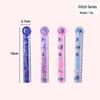15cm Transparent Cartoon Ruler with Wavy Edge - Cute Plastic Drawing Scale for Students