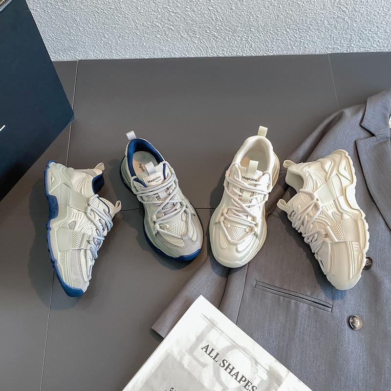 Augustine dad shoes women's spring and summer 2025 new mesh sports casual shoes Internet celebrity street shooting sports shoes tide