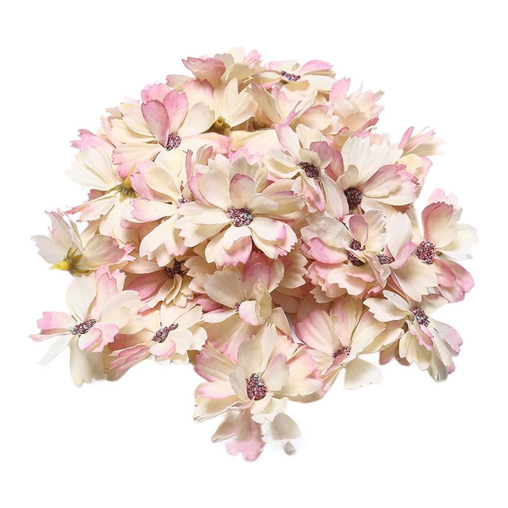 Praktische Verpackungsgröße DIY Blumendekoration Seidenblumenköpfe