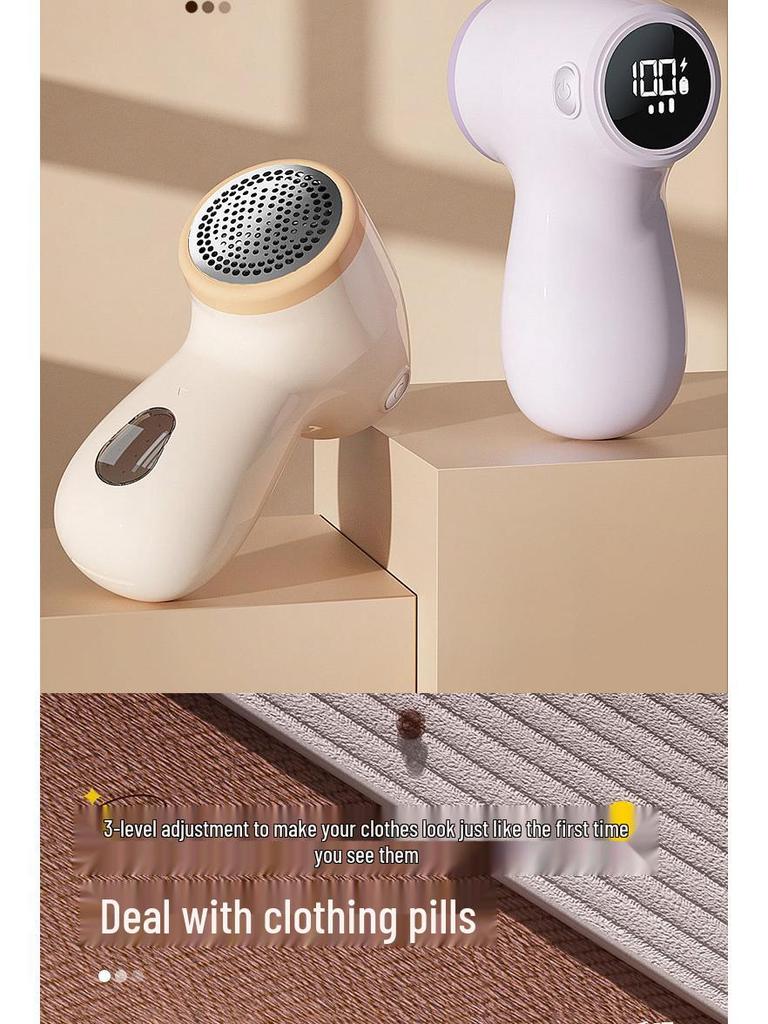 Portable Digital Lint Remover & Shaver with Rechargeable Battery