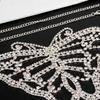 Bling Slips Kristall-Tanga Körperkette Unterwäsche Schmuck für Frauen Strass Rund Taille Höschen Rave Bikini Kette Nachtclub