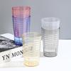 Průhledný vysoce hodnotný pohár na vodu, barový plastový PS pohár na pivo, průhledný pohár na zahraniční víno, domácí kelímek na ústní vodu