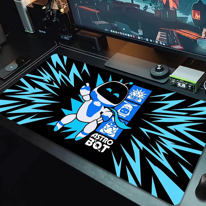 ASTRO BOT Large Size Mouse Pad Large Gaming Table Cushion Non-slip Laptop Tablet Big Mousepad XXL Mat Mini PC Playmat With Lock edge