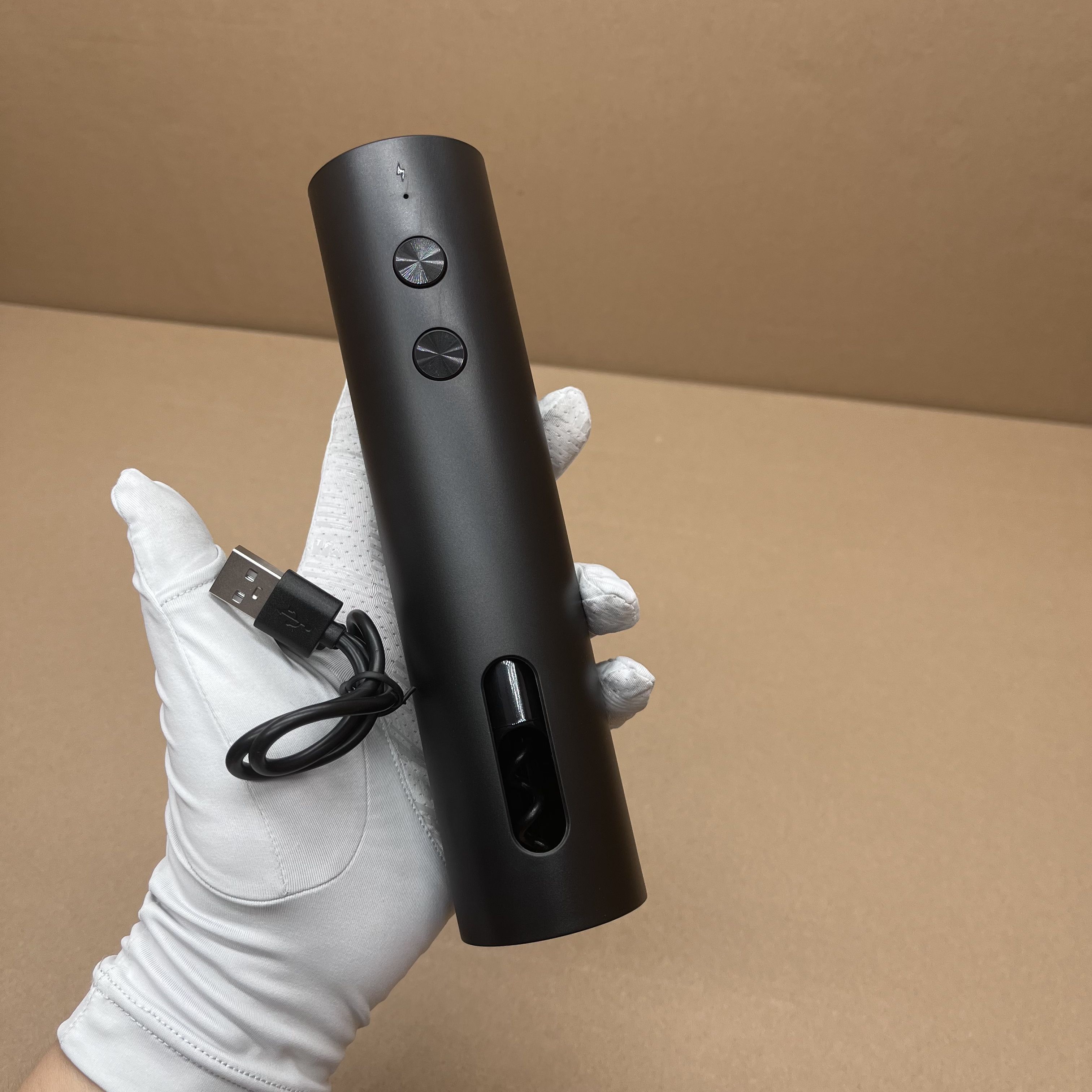 

New Electric Automatic Wine Opener Rechargeable Corkscrew Wine Bottle Opener With USB Cable