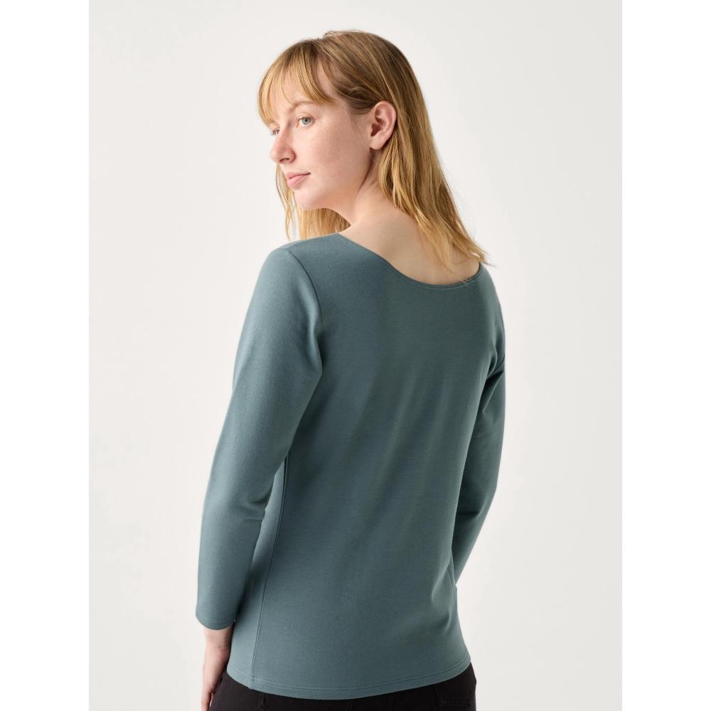 Uniqlo Japan UlTra Warm HeaTTech CoTTon U Neck T 8 minUTe Sleeve