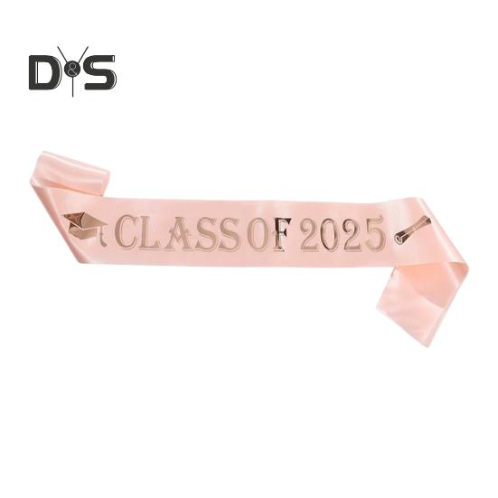

Выпускной пояс 2025 года Бокал для выпускного 2025 года Почетный украл Унисекс Взрослые выпускной пояс для выпускных выпускных для выпускных выпускных выпускных для колледжей академические выпускные вечера розовый