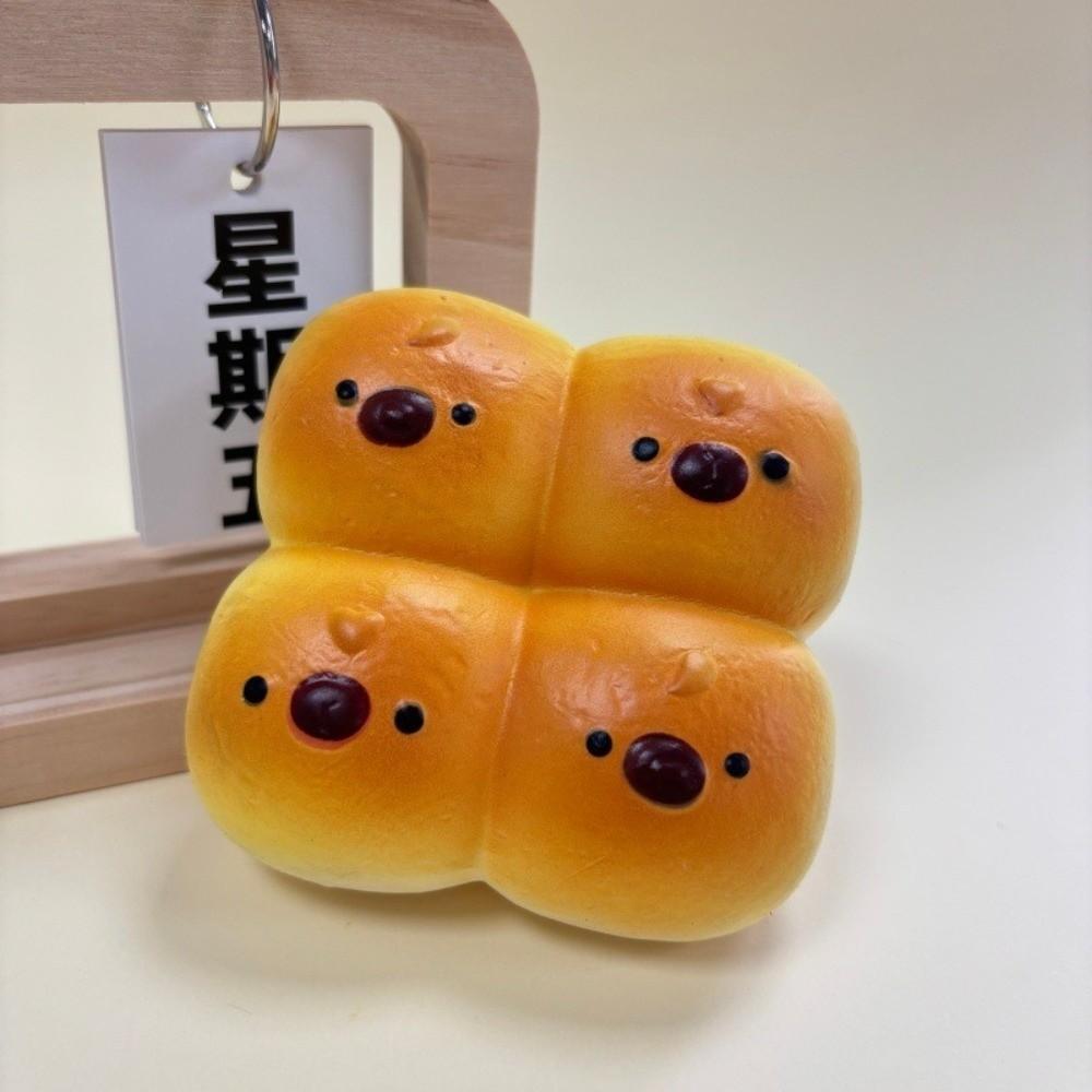 Slow Rebound Simulation Bread Pinch Photo Props Realistic Food Fidget Toy Party Gift