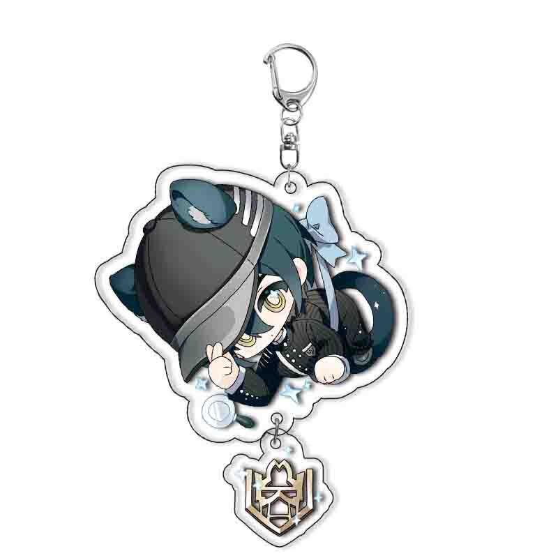

Anime Game Danganronpa: Trigger Happy Havoc Acrylic Keychain Saihara Shuichi Keyring Pendant Accessories Ornament Gift Kid