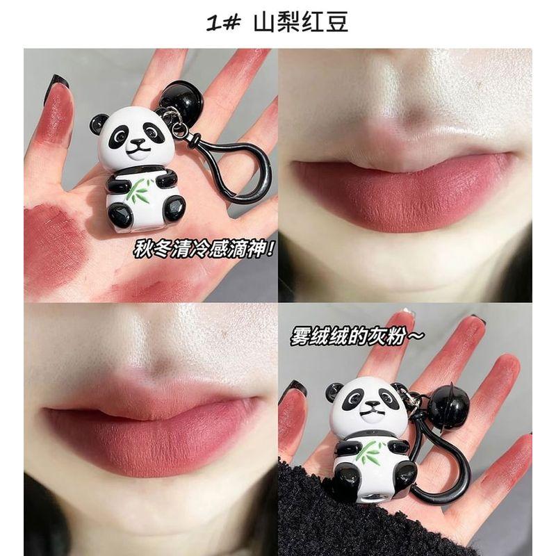 Art Value - Panda Bell Keychain Matte Lip Mud - 6 Colors