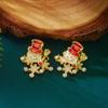 Christmas Tree Snowman Bow Bell Boots Dangle Earrings For Women Cute Snowflake Tassel Earring New Year Party Jewelry Xmas Gifts