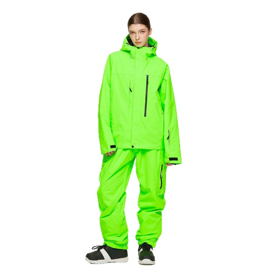 Skianzug für Herren und Damen Outdoor Winter Warm Snowboardanzug Wasserdicht Winddicht Skijacken und Hosen Set Unisex Atmungsaktiv Isoliert Schneeanzug