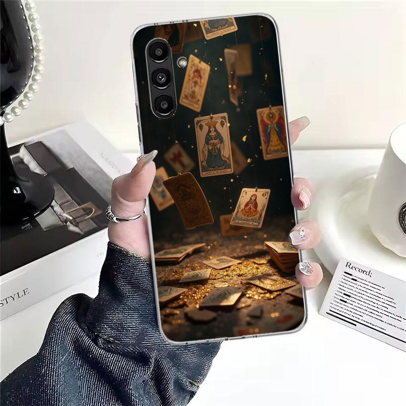 Witch Tarot Card Phone Case For Samsung Galaxy A13 A14 A15 A16 A17 A53 A54 A55 A56 A57 A33 A34 A35 A36 A37 A23 A24 A25 A26 Galax