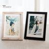 6/7/8/10-Inch/A4 Vintage Wooden Photo Frame Clear Glass Picture Display Frame Rustic Home Office Bedroom Desktop Photo Holder Decoration