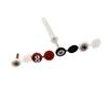 Decorative Plastic Screw Caps for Furniture and Wardrobes - Three-in-One Design
