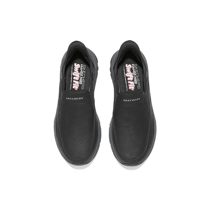 Skechers OUTDOOR MENS Men Black Low Top Casual Shoes Comfort Versatile Stylish Simple 8790262-BLK