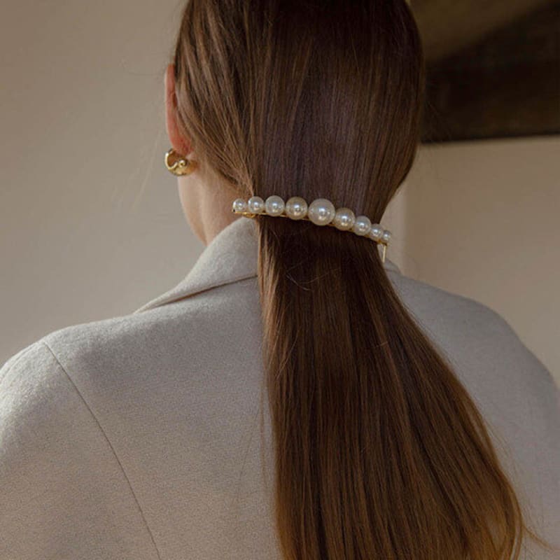 

Jean Paul Clarisse Pearl Hairpin-L LFAC0368 BROWN